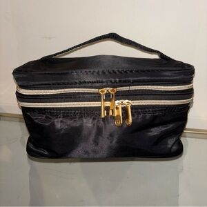 Sonia Kashuk Black Train Case with Gold Accents